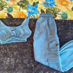 Nike 2 piece track suit. Comfortable and only worn once.